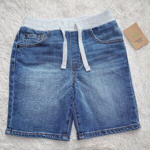 Boys Size 6 Tucker + Tate Jean Shorts - Canyon Wash Denim - Elastic Waist (NWT)